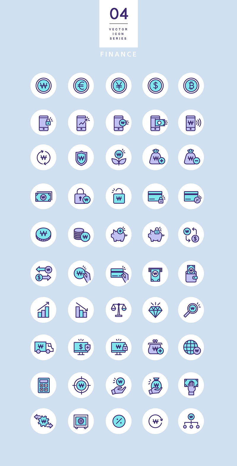 300+双色线性图标，AI源文件 图标素材 sucaiwan.com