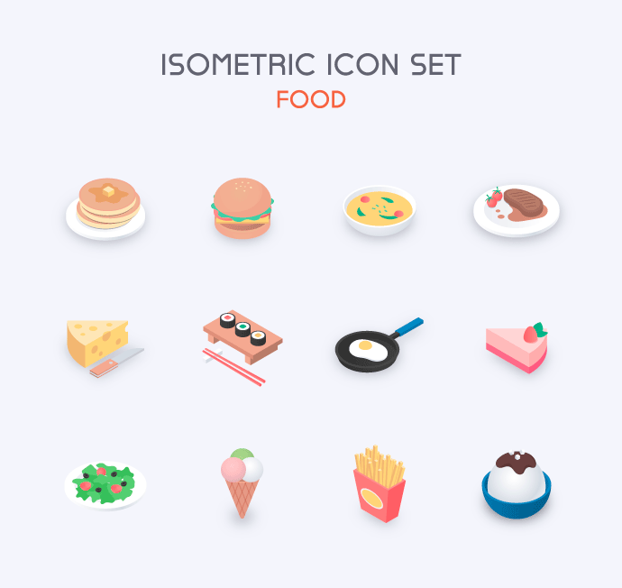 120枚2.5D风格主题图标，AI源文件 图标素材 sucaiwan.com