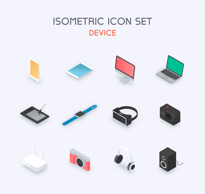 120枚2.5D风格主题图标，AI源文件 图标素材 sucaiwan.com