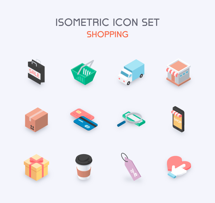 120枚2.5D风格主题图标，AI源文件 图标素材 sucaiwan.com