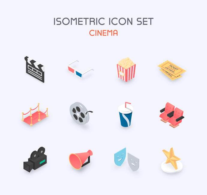 120枚2.5D风格主题图标，AI源文件 图标素材 sucaiwan.com