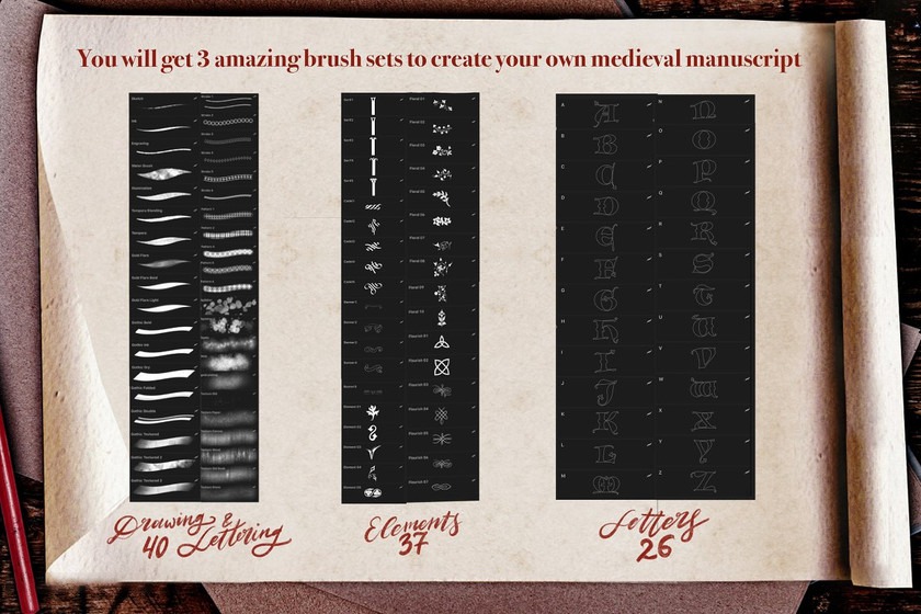 Procreate笔刷-手稿风格英文字母文字笔刷素材资源 笔刷资源 第2张-素材湾丨精选海外优质设计素材资源 Procreate笔刷-手稿风格英文字母文字笔刷素材资源 笔刷资源 sucaiwan.com