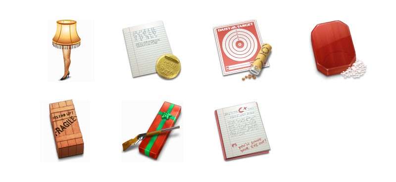 6枚写实新年圣诞ICO图标 图标素材 sucaiwan.com