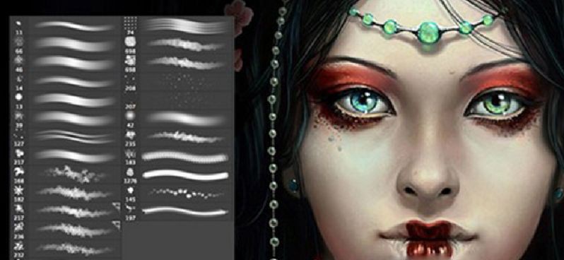 PS笔刷-32套高品质CG插画笔刷 笔刷资源 sucaiwan.com