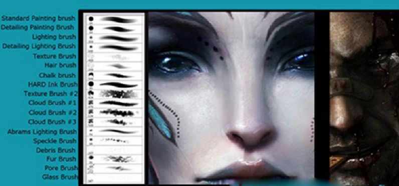 PS笔刷-32套高品质CG插画笔刷 笔刷资源 sucaiwan.com