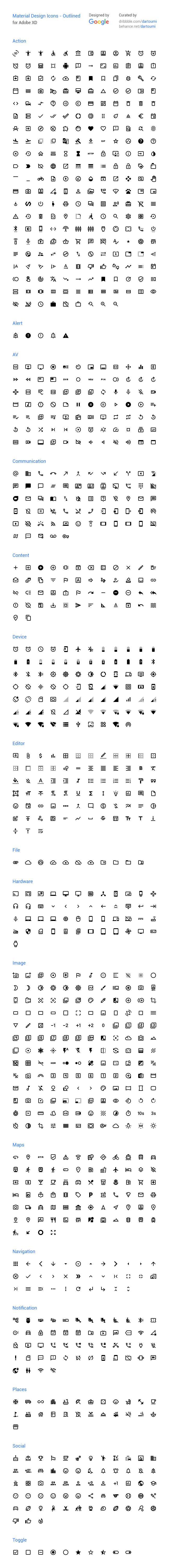 Material Design 安卓系统图标，XD源文件 图标素材 sucaiwan.com
