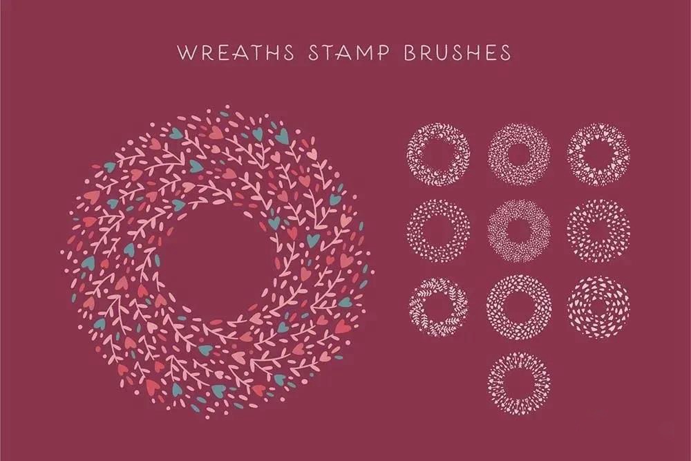 Procreate笔刷混合包和字体素材 笔刷资源 第2张-素材湾丨精选海外优质设计素材资源 Procreate笔刷混合包和字体素材 笔刷资源 sucaiwan.com