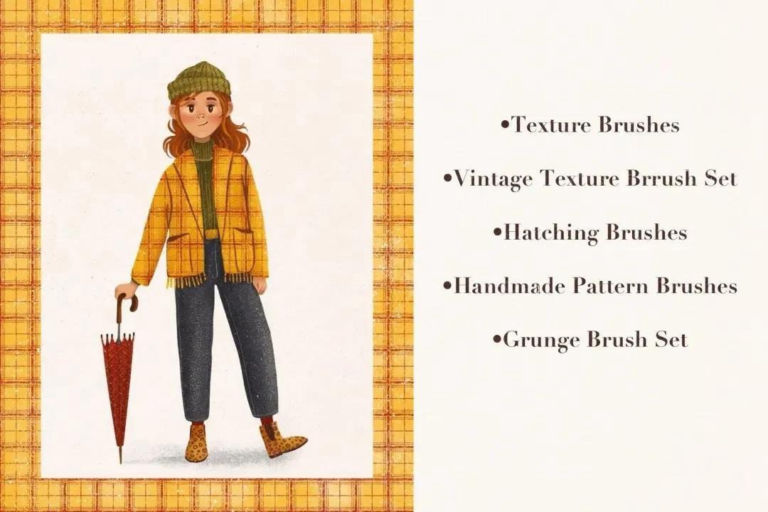 复古纹理Procreate笔刷套装 笔刷资源 第3张-素材湾丨精选海外优质设计素材资源 复古纹理Procreate笔刷套装 笔刷资源 sucaiwan.com