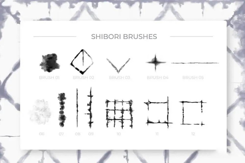 独特的数码扎染画Procreate笔刷素材 笔刷资源 第2张-素材湾丨精选海外优质设计素材资源 独特的数码扎染画Procreate笔刷素材 笔刷资源 sucaiwan.com