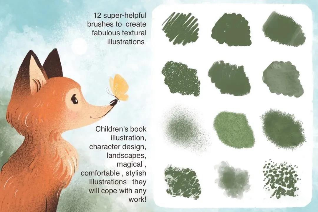 复古纹理Procreate笔刷套装 笔刷资源 第5张-素材湾丨精选海外优质设计素材资源 复古纹理Procreate笔刷套装 笔刷资源 sucaiwan.com