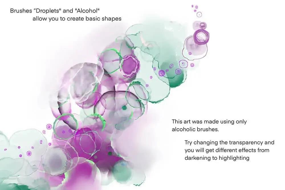 抽象形状酒精墨水纹理Procreate笔刷 笔刷资源 第7张-素材湾丨精选海外优质设计素材资源 抽象形状酒精墨水纹理Procreate笔刷 笔刷资源 sucaiwan.com