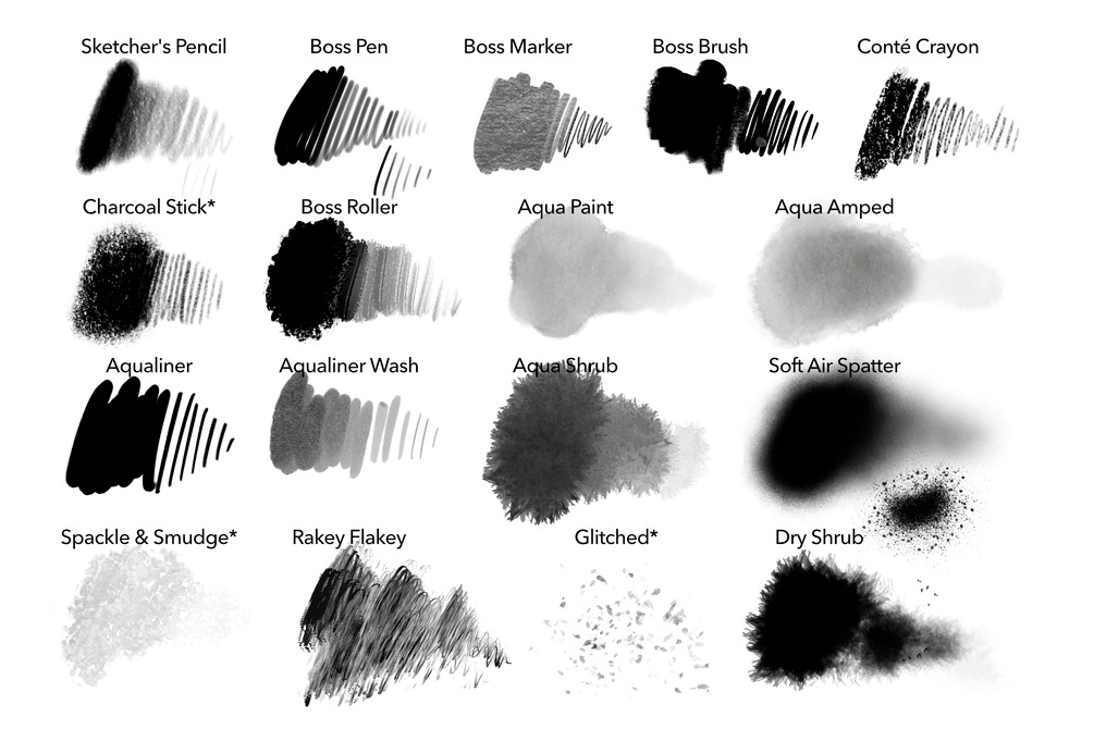 逼真素描水彩线条绘画画笔Procreate笔刷素材 笔刷资源 第2张-素材湾丨精选海外优质设计素材资源 逼真素描水彩线条绘画画笔Procreate笔刷素材 笔刷资源 sucaiwan.com