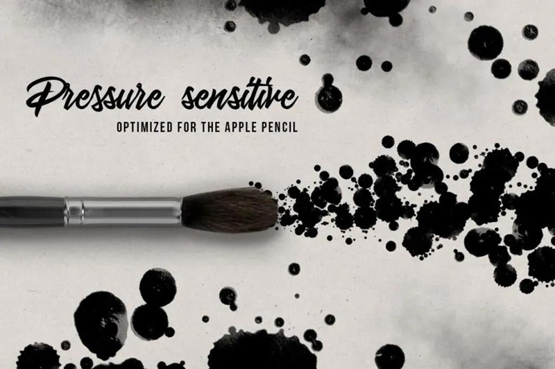 17款国风墨水飞溅效果素描绘画画笔Procreate笔刷 笔刷资源 第3张-素材湾丨精选海外优质设计素材资源 17款国风墨水飞溅效果素描绘画画笔Procreate笔刷 笔刷资源 sucaiwan.com