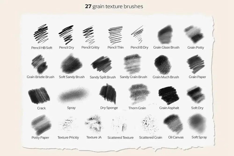 数字艺术绘画Procreate笔刷套装 笔刷资源 第2张-素材湾丨精选海外优质设计素材资源 数字艺术绘画Procreate笔刷套装 笔刷资源 sucaiwan.com