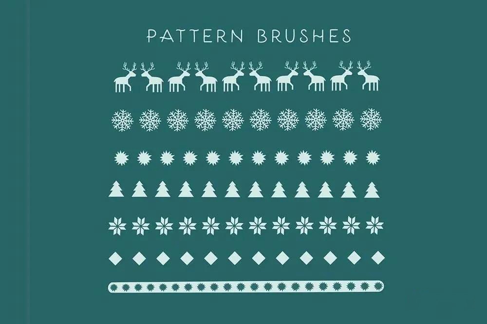 Procreate笔刷混合包和字体素材 笔刷资源 第26张-素材湾丨精选海外优质设计素材资源 Procreate笔刷混合包和字体素材 笔刷资源 sucaiwan.com