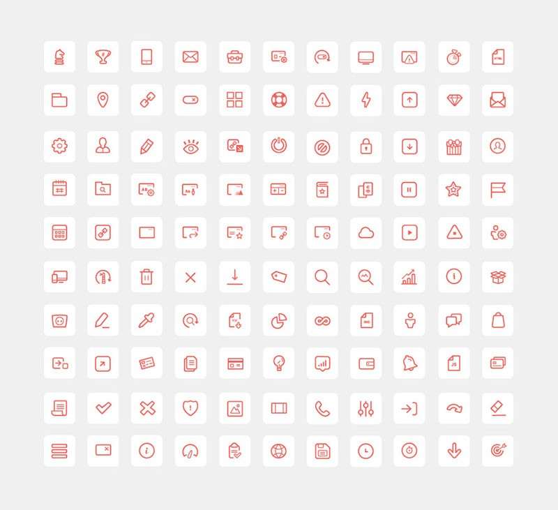 110枚常用系统图标，SVG格式 图标素材 sucaiwan.com