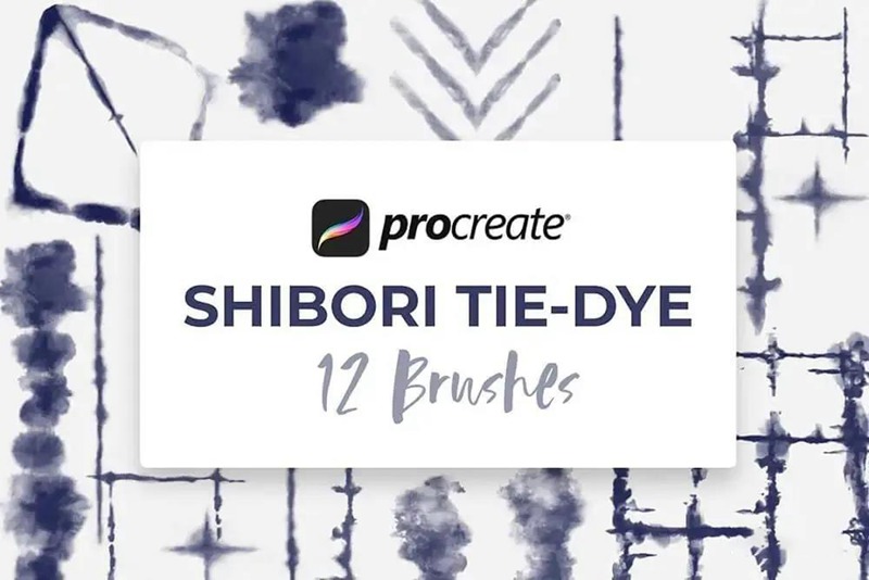 独特的数码扎染画Procreate笔刷素材 笔刷资源 第4张-素材湾丨精选海外优质设计素材资源 独特的数码扎染画Procreate笔刷素材 笔刷资源 sucaiwan.com