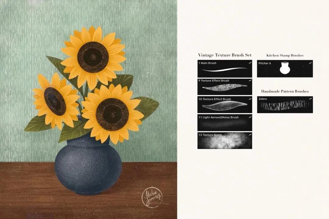 复古纹理Procreate笔刷套装 笔刷资源 第23张-素材湾丨精选海外优质设计素材资源 复古纹理Procreate笔刷套装 笔刷资源 sucaiwan.com