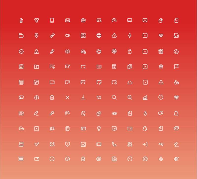 110枚常用系统图标，SVG格式 图标素材 sucaiwan.com