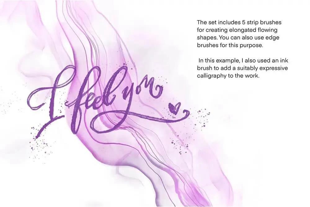 抽象形状酒精墨水纹理Procreate笔刷 笔刷资源 第6张-素材湾丨精选海外优质设计素材资源 抽象形状酒精墨水纹理Procreate笔刷 笔刷资源 sucaiwan.com