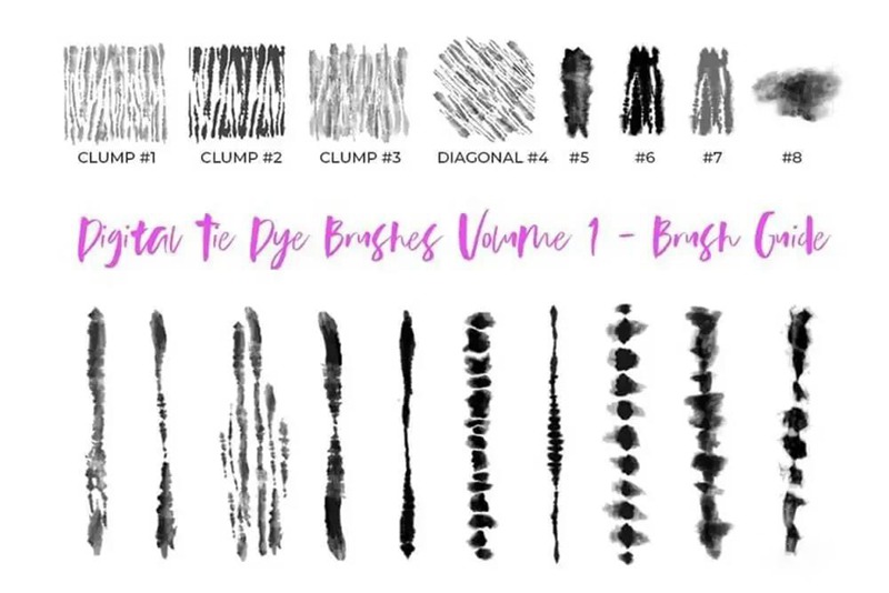 独特的数码扎染画Procreate笔刷素材 笔刷资源 第10张-素材湾丨精选海外优质设计素材资源 独特的数码扎染画Procreate笔刷素材 笔刷资源 sucaiwan.com