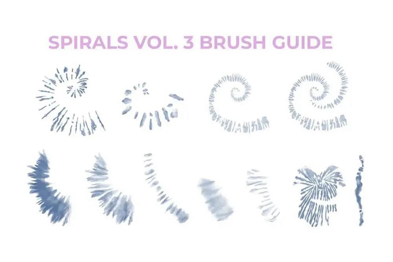 独特的数码扎染画Procreate笔刷素材 笔刷资源 第6张-素材湾丨精选海外优质设计素材资源 独特的数码扎染画Procreate笔刷素材 笔刷资源 sucaiwan.com