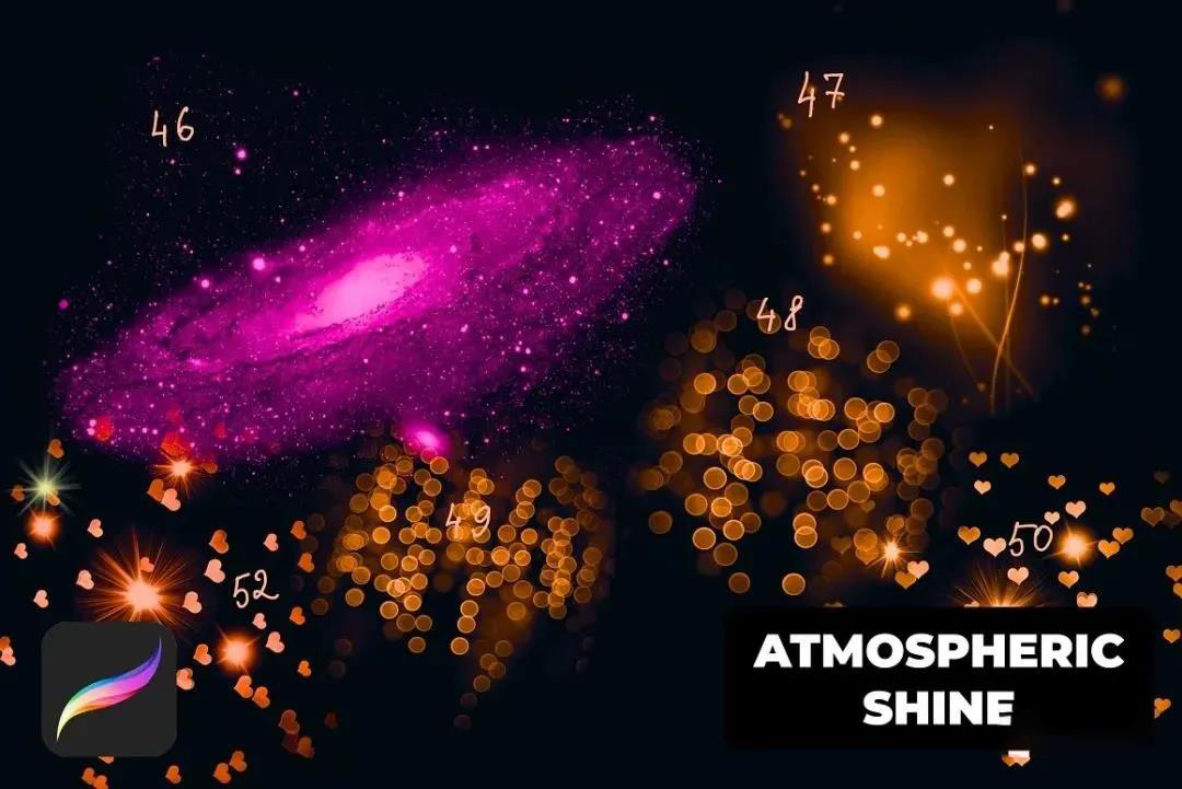 56款高清过年气氛花环火花漏光procreate笔刷画笔 笔刷资源 第11张-素材湾丨精选海外优质设计素材资源 56款高清过年气氛花环火花漏光procreate笔刷画笔 笔刷资源 sucaiwan.com