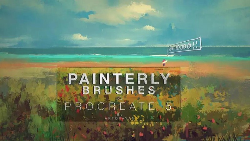 44款不规则绘画画笔艺术感超强Procreate笔刷 笔刷资源 第2张-素材湾丨精选海外优质设计素材资源 44款不规则绘画画笔艺术感超强Procreate笔刷 笔刷资源 sucaiwan.com