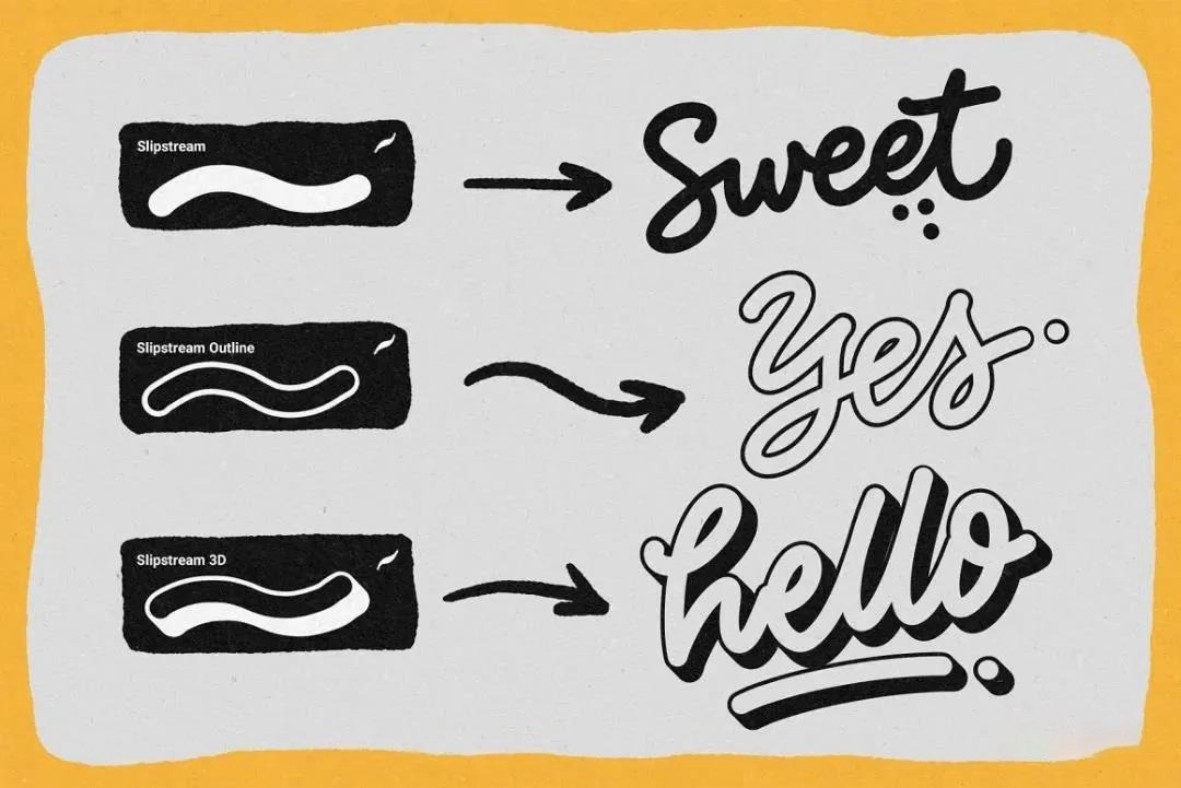 procreate笔刷-古怪涂鸦风格刻字procreate画笔+纹理 笔刷资源 第10张-素材湾丨精选海外优质设计素材资源 procreate笔刷-古怪涂鸦风格刻字procreate画笔+纹理 笔刷资源 sucaiwan.com