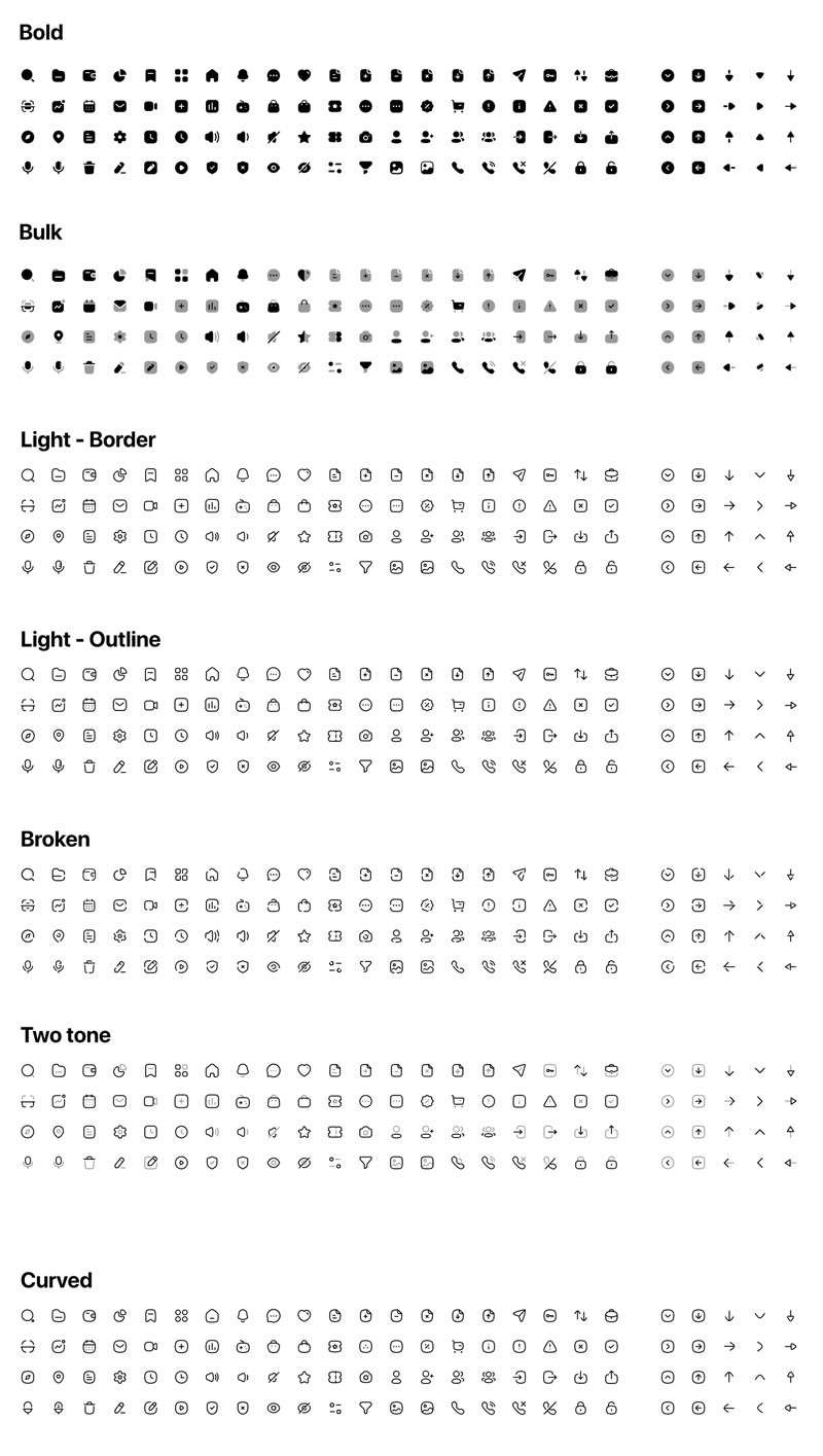 600+基础UI图标包，AI Figma XD源文件 图标素材 sucaiwan.com