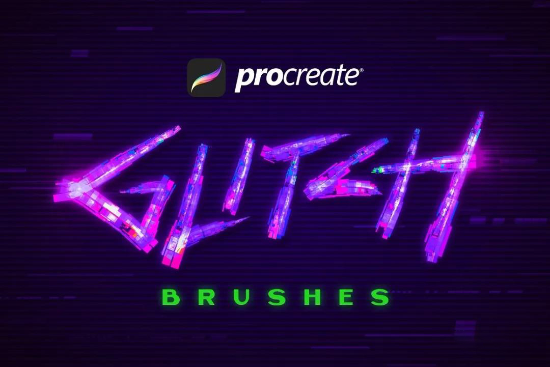 爆款Procreate专业干性纹理故障毛刺等笔刷合集 笔刷资源 第10张-素材湾丨精选海外优质设计素材资源 爆款Procreate专业干性纹理故障毛刺等笔刷合集 笔刷资源 sucaiwan.com