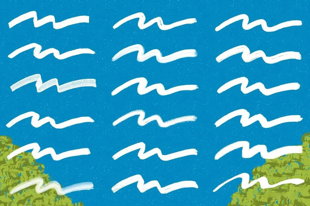 爆款Procreate专业干性纹理故障毛刺等笔刷合集 笔刷资源 第18张-素材湾丨精选海外优质设计素材资源 爆款Procreate专业干性纹理故障毛刺等笔刷合集 笔刷资源 sucaiwan.com