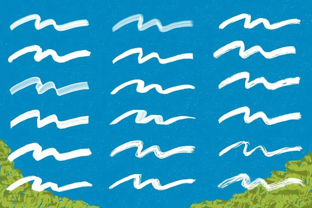 爆款Procreate专业干性纹理故障毛刺等笔刷合集 笔刷资源 第16张-素材湾丨精选海外优质设计素材资源 爆款Procreate专业干性纹理故障毛刺等笔刷合集 笔刷资源 sucaiwan.com