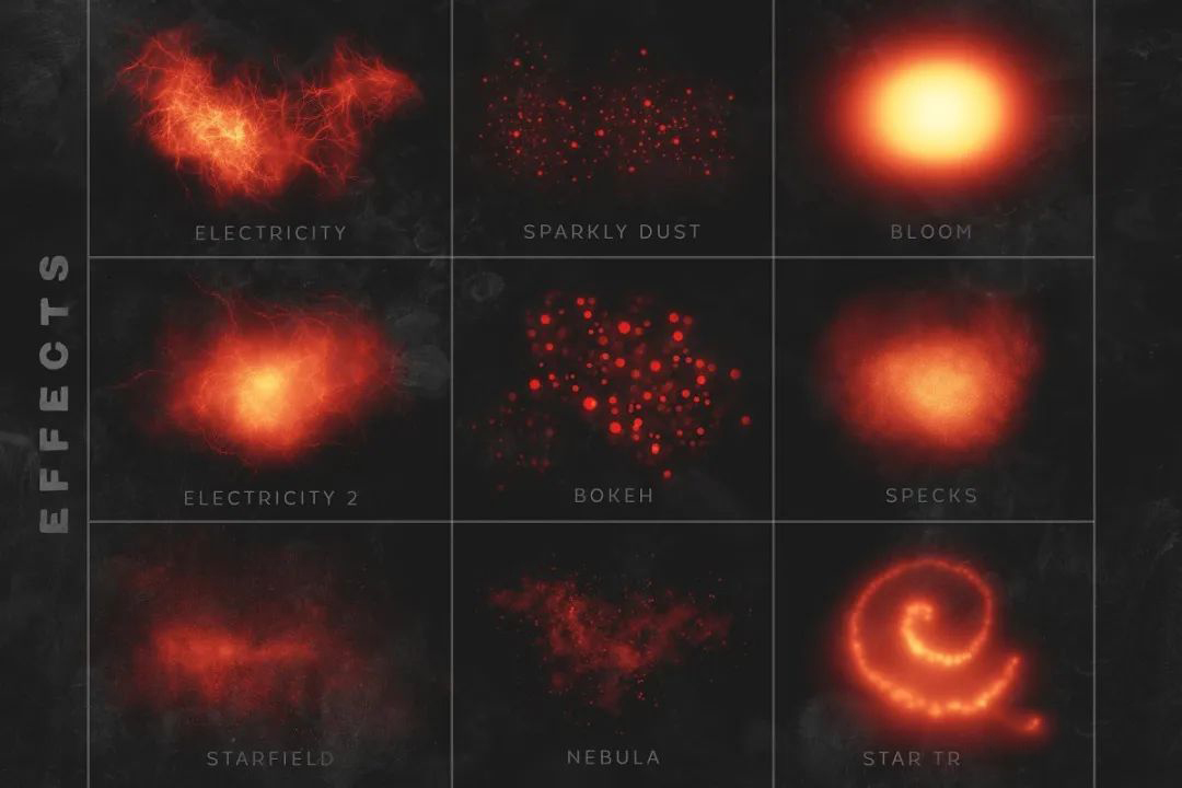 数字霓虹灯灯光Procreate笔刷素材 笔刷资源 第8张-素材湾丨精选海外优质设计素材资源 数字霓虹灯灯光Procreate笔刷素材 笔刷资源 sucaiwan.com