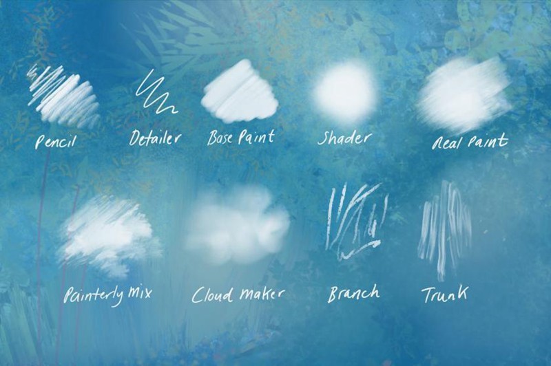 Procreate笔刷-植物树叶自然风景画笔刷素材资源 笔刷资源 第3张-素材湾丨精选海外优质设计素材资源 Procreate笔刷-植物树叶自然风景画笔刷素材资源 笔刷资源 sucaiwan.com