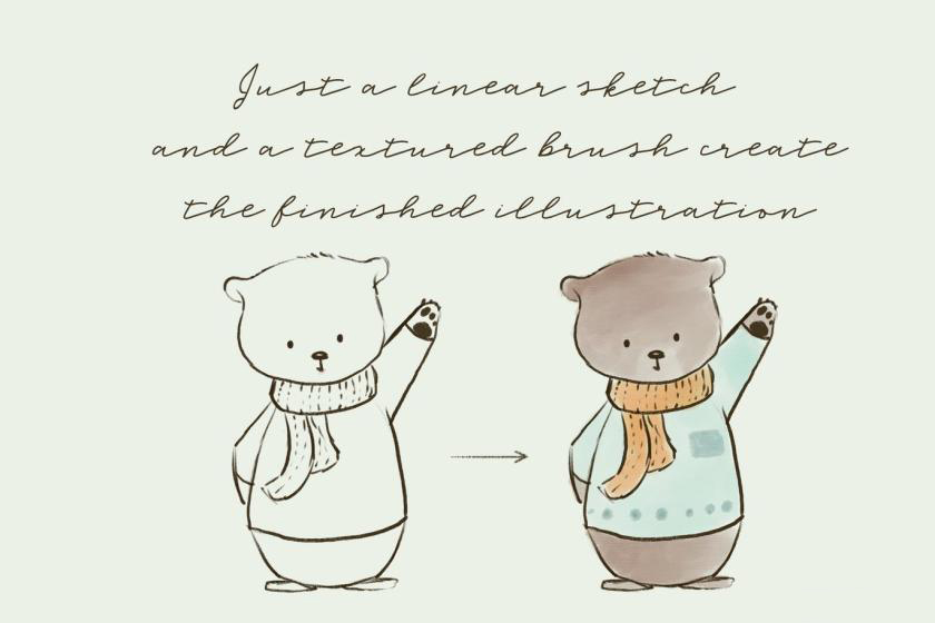 Procreate笔刷-油画卡通水彩铅笔纹理效果笔刷素材资源 笔刷资源 第5张-素材湾丨精选海外优质设计素材资源 Procreate笔刷-油画卡通水彩铅笔纹理效果笔刷素材资源 笔刷资源 sucaiwan.com