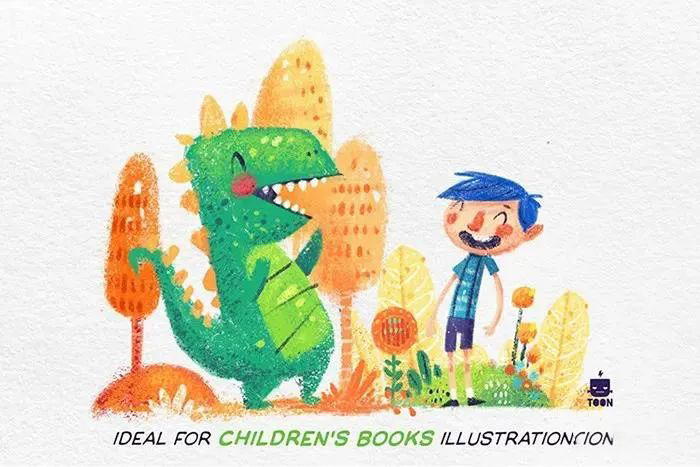 Procreate笔刷-趣味复古蜡笔纹理笔刷合集资源 笔刷资源 第4张-素材湾丨精选海外优质设计素材资源 Procreate笔刷-趣味复古蜡笔纹理笔刷合集资源 笔刷资源 sucaiwan.com