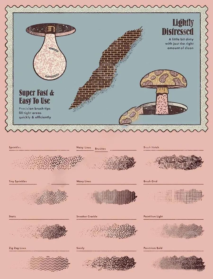 200款超实用Procreate综合神奇纹理笔刷合集 笔刷资源 第3张-素材湾丨精选海外优质设计素材资源 200款超实用Procreate综合神奇纹理笔刷合集 笔刷资源 sucaiwan.com