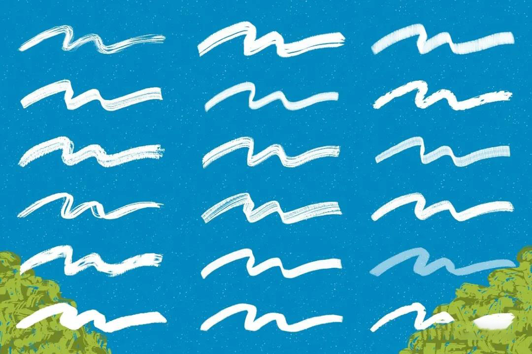 爆款Procreate专业干性纹理故障毛刺等笔刷合集 笔刷资源 第17张-素材湾丨精选海外优质设计素材资源 爆款Procreate专业干性纹理故障毛刺等笔刷合集 笔刷资源 sucaiwan.com