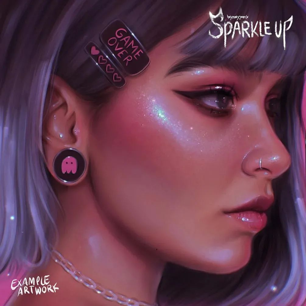 Procreate笔刷-卡通动漫人像头发睫毛眼睛皮肤插画绘画Procreate笔刷 笔刷资源 sucaiwan.com