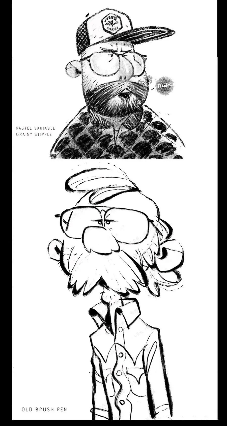 400款Procreate新款厚涂立体轮廓笔刷合集 笔刷资源 第8张-素材湾丨精选海外优质设计素材资源 400款Procreate新款厚涂立体轮廓笔刷合集 笔刷资源 sucaiwan.com