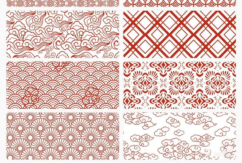 procreate笔刷资源-中国风雕花吉祥图案底纹背景纹理PS笔刷合集下载 笔刷资源 sucaiwan.com