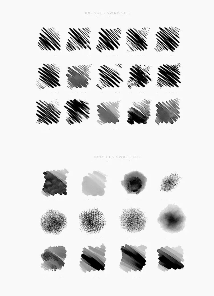 400款Procreate新款厚涂立体轮廓笔刷合集 笔刷资源 第22张-素材湾丨精选海外优质设计素材资源 400款Procreate新款厚涂立体轮廓笔刷合集 笔刷资源 sucaiwan.com