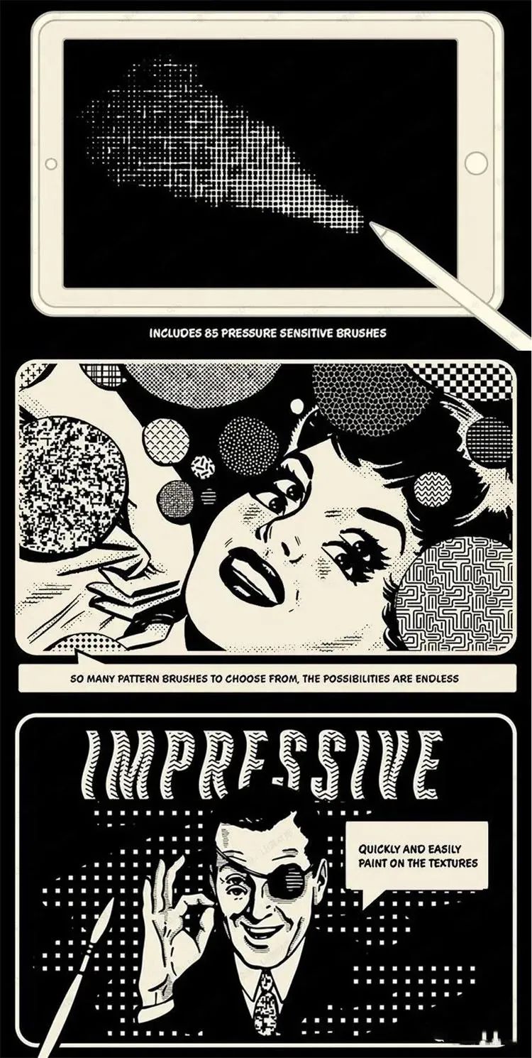 400款Procreate新款厚涂立体轮廓笔刷合集 笔刷资源 第13张-素材湾丨精选海外优质设计素材资源 400款Procreate新款厚涂立体轮廓笔刷合集 笔刷资源 sucaiwan.com