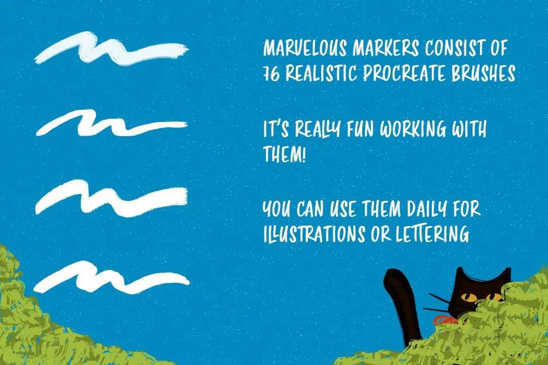 爆款Procreate专业干性纹理故障毛刺等笔刷合集 笔刷资源 第20张-素材湾丨精选海外优质设计素材资源 爆款Procreate专业干性纹理故障毛刺等笔刷合集 笔刷资源 sucaiwan.com