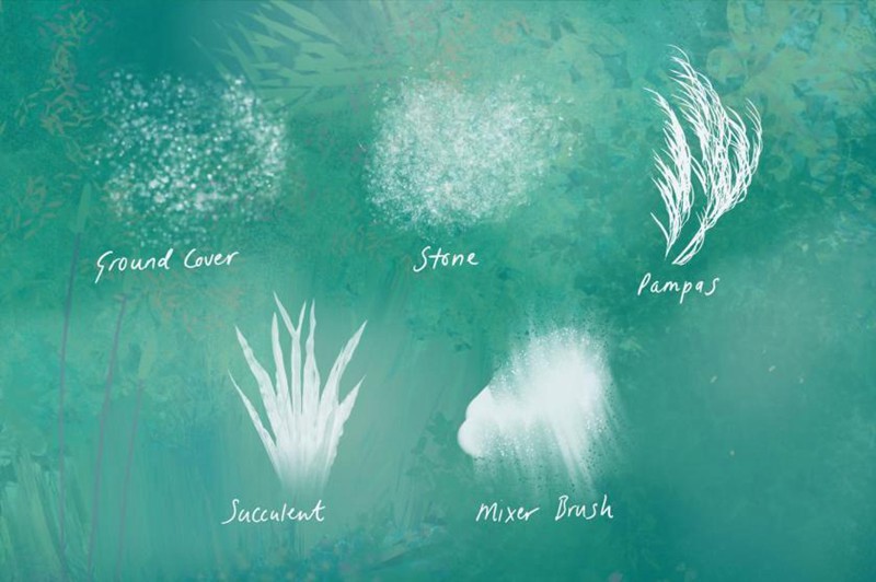 Procreate笔刷-植物树叶自然风景画笔刷素材资源 笔刷资源 第7张-素材湾丨精选海外优质设计素材资源 Procreate笔刷-植物树叶自然风景画笔刷素材资源 笔刷资源 sucaiwan.com