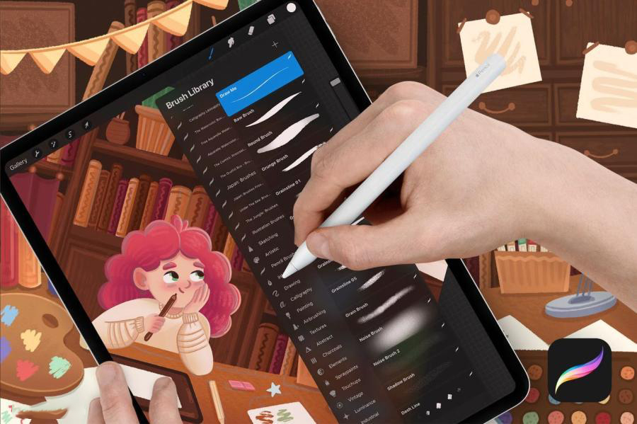 procreate笔刷-复古风格儿童插画procreate纹理笔刷下载 笔刷资源 第5张-素材湾丨精选海外优质设计素材资源 procreate笔刷-复古风格儿童插画procreate纹理笔刷下载 笔刷资源 sucaiwan.com