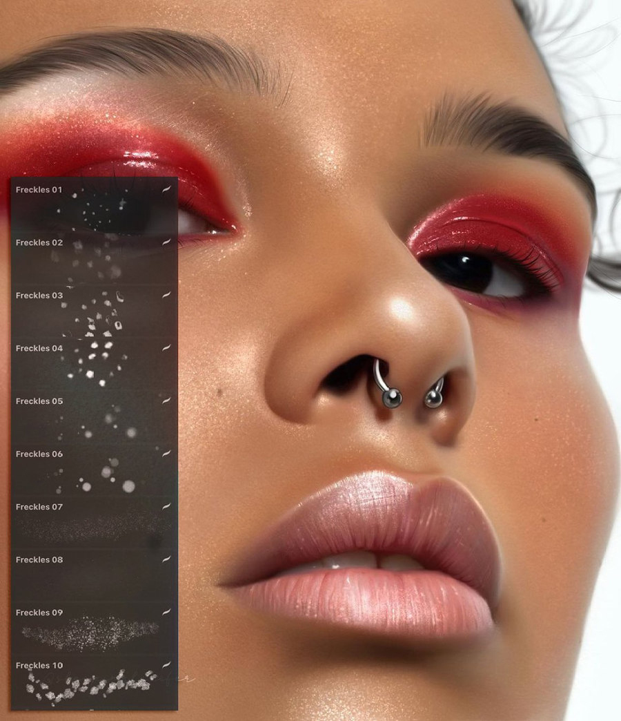 Procreate笔刷-人像厚涂眼睛头发磨皮Procreate笔刷素材资源包 笔刷资源 第22张-素材湾丨精选海外优质设计素材资源 Procreate笔刷-人像厚涂眼睛头发磨皮Procreate笔刷素材资源包 笔刷资源 sucaiwan.com