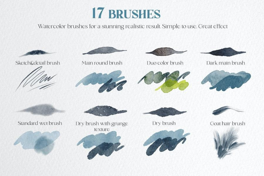 Procreate笔刷-水彩飞溅Procreate笔刷资源素材集合包 笔刷资源 第14张-素材湾丨精选海外优质设计素材资源 Procreate笔刷-水彩飞溅Procreate笔刷资源素材集合包 笔刷资源 sucaiwan.com