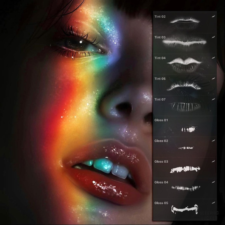 Procreate笔刷-人像厚涂眼睛头发磨皮Procreate笔刷素材资源包 笔刷资源 第19张-素材湾丨精选海外优质设计素材资源 Procreate笔刷-人像厚涂眼睛头发磨皮Procreate笔刷素材资源包 笔刷资源 sucaiwan.com